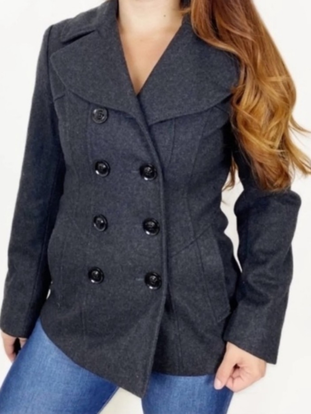 GUESS Wool Pea Coat